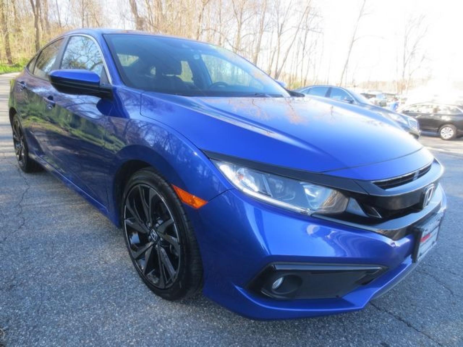 2021 Blue /Black Honda Civic LX (2HGFC2F86MH) with an 2.0L 4cyl engine, Automatic transmission, located at 270 US Route 6, Mahopac, NY, 10541, (845) 621-0895, 41.349022, -73.755280 - Photo #1